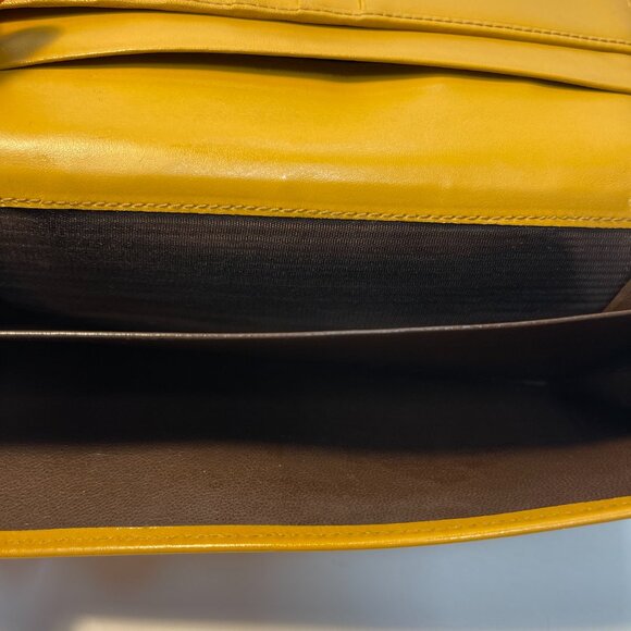 Gucci Vintage Leather and Canvas Double Hook Long Wallet - Preowned - Picture 11 of 15
